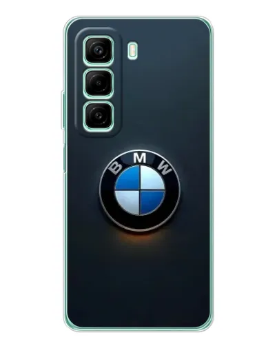 Чехол для Xiaomi Redmi Note 15R с картинкой «Логотип BMW — минимализм»