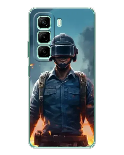 Чехол для Xiaomi Redmi Note 15R с картинкой «PUBG — реалистичный герой» Чехол для Xiaomi Redmi Note 15R с картинкой «PUBG — реалистичный герой»