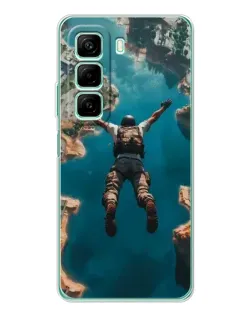 Чехол для Xiaomi Redmi Note 15R с картинкой «PUBG — свободное падение»
