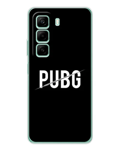Чехол для Xiaomi Redmi Note 15R с картинкой «PUBG — белый логотип» Чехол для Xiaomi Redmi Note 15R с картинкой «PUBG — белый логотип»
