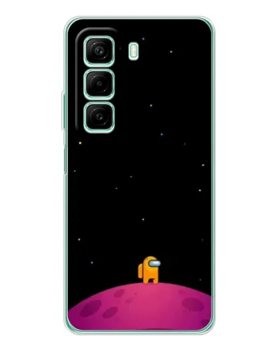 Чехол для Xiaomi Redmi Note 15R с картинкой «Одинокий герой на планете»