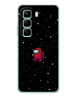 Чехол для Xiaomi Redmi Note 15R с картинкой «Красный Among Us»