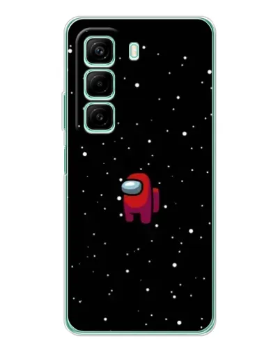 Чехол для Xiaomi Redmi Note 15R с картинкой «Красный Among Us»