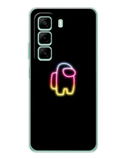 Чехол для Xiaomi Redmi Note 15R с картинкой «Among Us градиент»