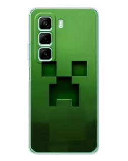 Чехол для Xiaomi Redmi Note 15R с картинкой «Крипер микро-дизайн»