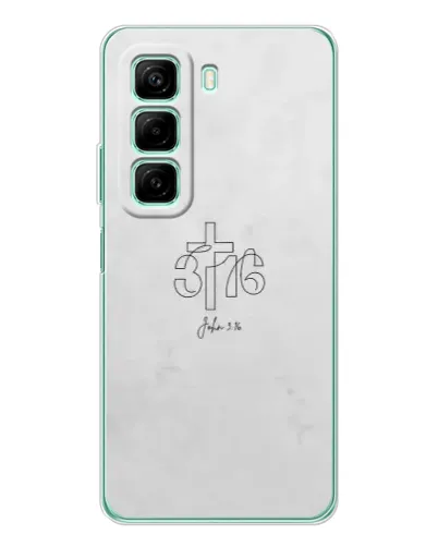 Чехол для Xiaomi Redmi Note 15R с картинкой «Иоанна 3:16 Крест»