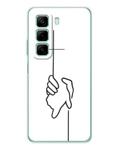 Чехол для Xiaomi Redmi Note 15R с картинкой «Рука держит»