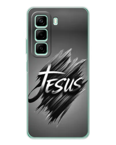 Чехол для Xiaomi Redmi Note 15R с картинкой «Надпись Jesus Graffiti»