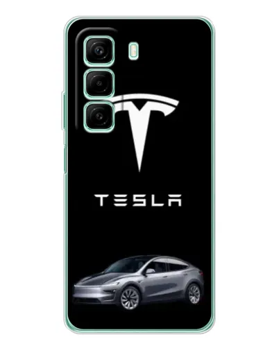 Чехол для Xiaomi Redmi Note 15R с картинкой «Tesla Model Y»