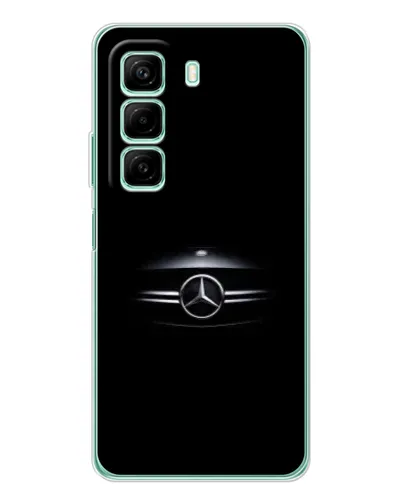 Чехол для Xiaomi Redmi Note 15R с картинкой «Mercedes — абстрактные линии»