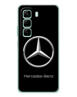 Чехол для Xiaomi Redmi Note 15R с картинкой «Mercedes Silver Logo»