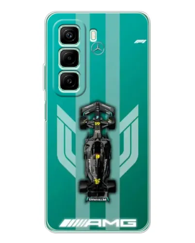 Чехол для Xiaomi Redmi Note 15R с картинкой «Mercedes AMG Petronas»