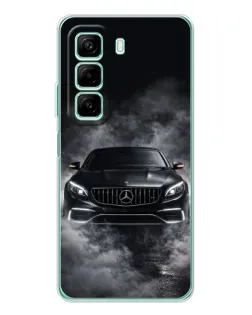 Чехол для Xiaomi Redmi Note 15R с картинкой «Mercedes в дыму»