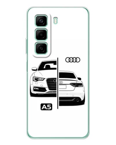 Чехол для Xiaomi Redmi Note 15R с картинкой «Audi — контрастный дизайн» Чехол для Xiaomi Redmi Note 15R с картинкой «Audi — контрастный дизайн»