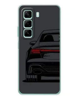 Чехол для Xiaomi Redmi Note 15R с картинкой «Задняя часть Audi — арт»