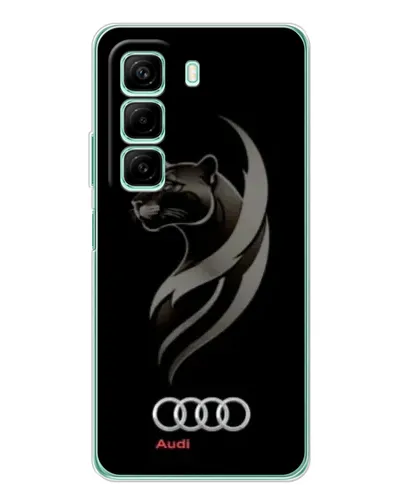 Чехол для Xiaomi Redmi Note 15R с картинкой «Графика — пантера и Audi» Чехол для Xiaomi Redmi Note 15R с картинкой «Графика — пантера и Audi»