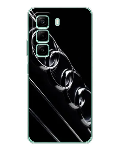 Чехол для Xiaomi Redmi Note 15R с картинкой «Audi — абстрактные кольца» Чехол для Xiaomi Redmi Note 15R с картинкой «Audi — абстрактные кольца»