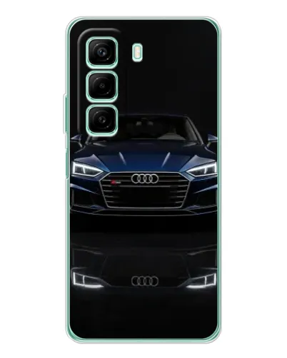 Чехол для Xiaomi Redmi Note 15R с картинкой «Audi — ночное отражение» Чехол для Xiaomi Redmi Note 15R с картинкой «Audi — ночное отражение»