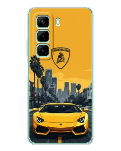 Чехол для Xiaomi Redmi Note 15R с картинкой «Желтый Lamborghini город» Чехол для Xiaomi Redmi Note 15R с картинкой «Желтый Lamborghini город»