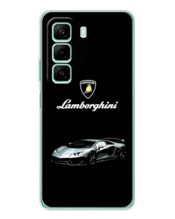 Чехол для Xiaomi Redmi Note 15R с картинкой «Логотип Lamborghini классика»