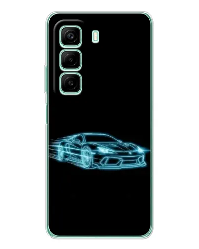 Чехол для Xiaomi Redmi Note 15R с картинкой «Неоновый контур Lamborghini» Чехол для Xiaomi Redmi Note 15R с картинкой «Неоновый контур Lamborghini»