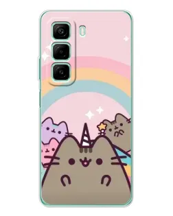 Чехол для Xiaomi Redmi Note 15R с картинкой «Единорог Pusheen»