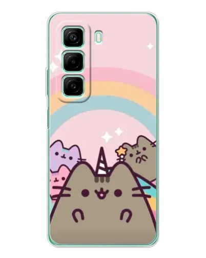 Чехол для Xiaomi Redmi Note 15R с картинкой «Единорог Pusheen» Чехол для Xiaomi Redmi Note 15R с картинкой «Единорог Pusheen»