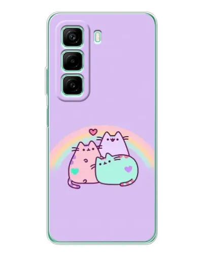 Чехол для Xiaomi Redmi Note 15R с картинкой «Радужные Пушины» Чехол для Xiaomi Redmi Note 15R с картинкой «Радужные Пушины»