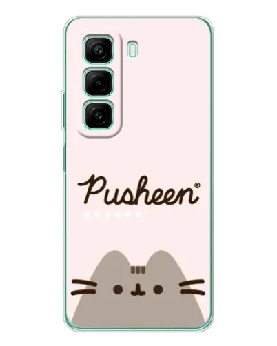 Чехол для Xiaomi Redmi Note 15R с картинкой «Pusheen логотип» Чехол для Xiaomi Redmi Note 15R с картинкой «Pusheen логотип»