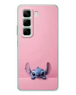 Чехол для Xiaomi Redmi Note 15R с картинкой «Stitch выглядывает»