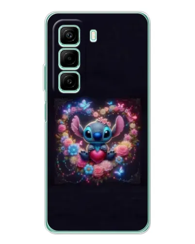 Чехол для Xiaomi Redmi Note 15R с картинкой «Stitch в цветах» Чехол для Xiaomi Redmi Note 15R с картинкой «Stitch в цветах»
