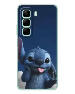 Чехол для Xiaomi Redmi Note 15R с картинкой «Стич в облаках»