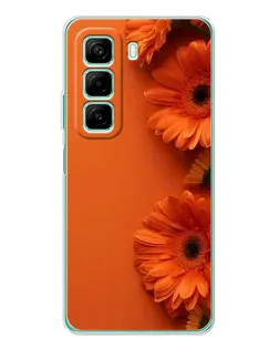 Чехол для Xiaomi Redmi Note 15R с картинкой «Оранжевые герберы» Чехол для Xiaomi Redmi Note 15R с картинкой «Оранжевые герберы»