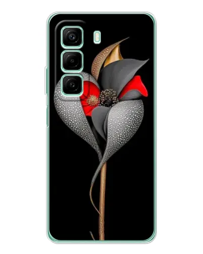 Чехол для Xiaomi Redmi Note 15R с картинкой «Серебряный фантазийный цветок» Чехол для Xiaomi Redmi Note 15R с картинкой «Серебряный фантазийный цветок»