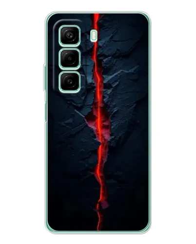 Чехол для Xiaomi Redmi Note 15R с картинкой «Kрасная лавовая трещина» Чехол для Xiaomi Redmi Note 15R с картинкой «Kрасная лавовая трещина»