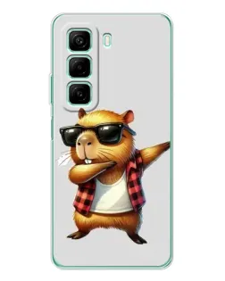 Чехол для Xiaomi Redmi Note 15R с картинкой «Капибара рэпер даб» Чехол для Xiaomi Redmi Note 15R с картинкой «Капибара рэпер даб»