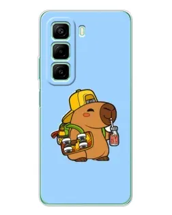 Чехол для Xiaomi Redmi Note 15R с картинкой «Капибара на скейте» Чехол для Xiaomi Redmi Note 15R с картинкой «Капибара на скейте»