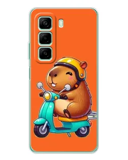 Чехол для Xiaomi Redmi Note 15R с картинкой «Капибара на скутере» Чехол для Xiaomi Redmi Note 15R с картинкой «Капибара на скутере»