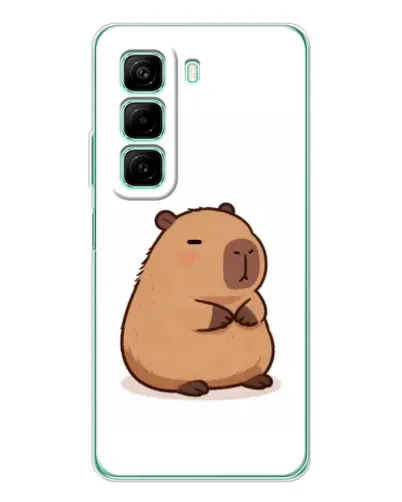 Чехол для Xiaomi Redmi Note 15R с картинкой «Толстенькая капибара»