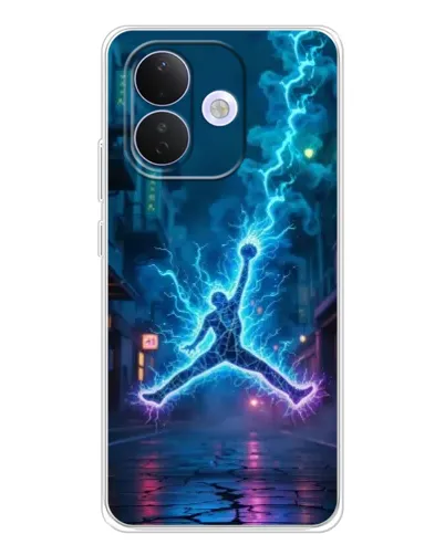 Чехол для Xiaomi Redmi Note 17 Pro с картинкой «Jordan Gold Jumpman»