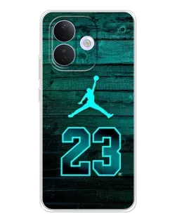Чохол для Xiaomi Redmi Note 17 Pro з картинкою «Jordan Cyan 23»