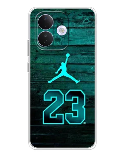 Чехол для Xiaomi Redmi Note 17 Pro с картинкой «Jordan Cyan 23»