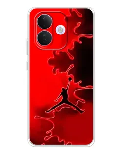 Чохол для Xiaomi Redmi Note 17 Pro з картинкою «Jordan Red Smoke»