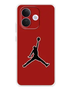 Чохол для Xiaomi Redmi Note 17 Pro з картинкою «Jordan Red Back»