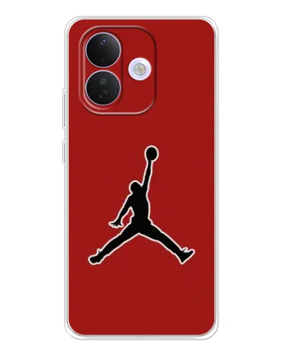 Чехол для Xiaomi Redmi Note 17 Pro с картинкой «Jordan Red Back»