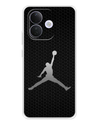 Чехол для Xiaomi Redmi Note 17 Pro с картинкой «Jordan Dark Carbon»