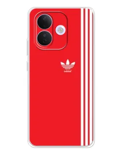 Чохол для Xiaomi Redmi Note 17 Pro з картинкою «Червоний мінімалізм Adidas»
