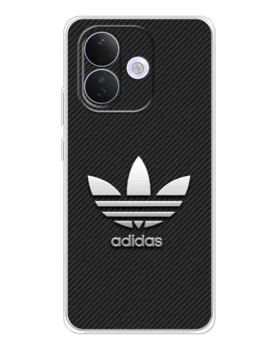 Чохол для Xiaomi Redmi Note 17 Pro з картинкою «Adidas Карбонова текстура»