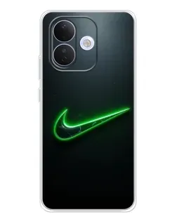 Чохол для Xiaomi Redmi Note 17 Pro з картинкою «Неоновий контур Nike»