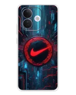 Чохол для Xiaomi Redmi Note 17 Pro з картинкою «Техногенний стиль Nike»